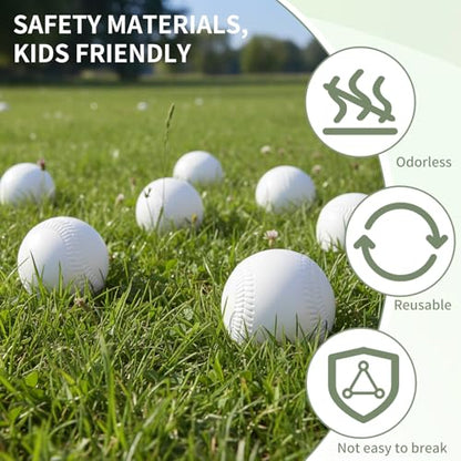 T-Ball Replacement Balls Compatible with Little Tikes TotSports - 6PCS 2.7"(7cm) Plastic T Balls, Compatible with Little Tikes Accessories