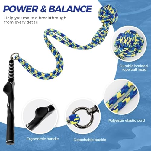 Golf Rope Swing Trainer, Professional Golf Training Aid and Posture Corrector, Improve Tempo Accuracy Practice Equipment for Beginners and Experienced Golfers