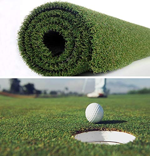 Pro Putting Green Golf Artificial Grass Turf - Indoor Outdoor Golf Training Mat, Synthetic Fake Grass for Baseball Football Gym Sports