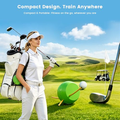 Upgraded The Connector Golf Training Aid with Detachable Lanyard, Golf Swing Trainer for Posture Correction & Arm Structure, Golf Training Aid for Beginners & Pros, Portable Swing Practice Tool