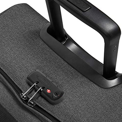 Eastpak Tranverz L – 121L Large Wheeled Luggage with Dual Compartments, TSA Lock, Compression Straps & Smooth-Wheeling System, Black Denim