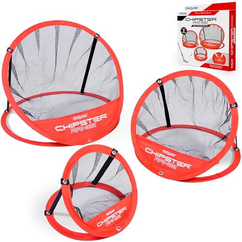GoSports Chipster Pop-Up Golf Chipping Practice Net - Training Aid for Precision and Distance - Outdoor and Indoor Practice - Golf Gift - style: Chipster Range