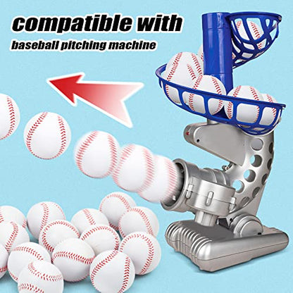 Foam Baseballs, 9 Inch Soft Baseballs Training Pitch Stress Ball with Drawstring Bag - color: White