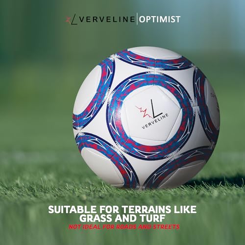 Football Ball Size 5 Soccer Ball – Training Ball Football Balls for Intense Play and Practice Indoor and Outdoor TPU Practice Soccer Ball from