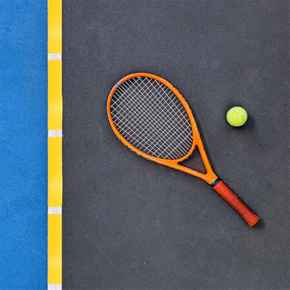 balacoo 6pcs Sports Court Carpet Markers Tennis Training Aid Rectangular Yellow Agility Training Signs for Soccer Football Court Line Markers Training Supplies