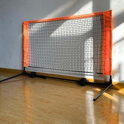 Mini Pickleball Net Easy Setup Detachable Pickleball Equipment with Sturdy Frame for Driveway Backyard Portable Sports Net
