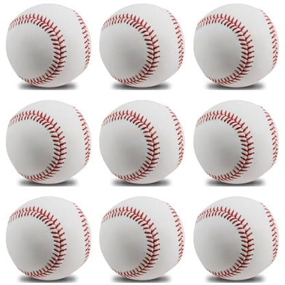 Baseballs, Practice Baseballs, Baseball for Youth Teenager/Adults Players Training Ball, Safe Throwing for Indoor/Outdoor, Batting Practice