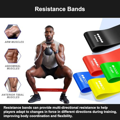 Basketball Training Equipment, Agility Footwork Training Mat, Dribble Trainer, Basketball Practice Aids with Training Mat, Agility ladder, Grip Strengthener, Resistance Bands - color: Black, size: 47"*31"