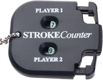 Black Golf Stroke Shot Putt Score Counter Golf Accessories, Two Digits Scoring Keeper with Key Chain Golf Training Aids Sports and Outdoors