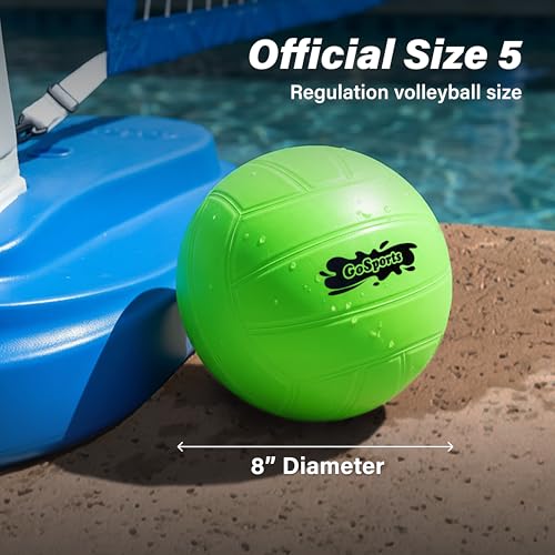 GoSports Water Volleyball 3 Pack Great for Swimming Pools or Lawn Volleyball Games - style: Green Volleyballs - 3 Pack
