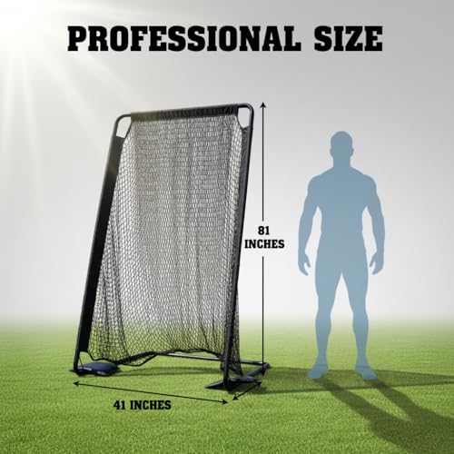 Football Kicking Cage Net - Portable 81x41IN Football Goal Training Aids for Backyard Indoor Outdoor-Youth & Adults