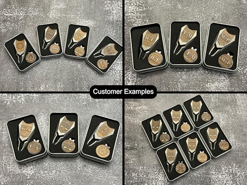 Personalized Divot Tool and Ball Marker Set – Personalized Golf Gift Set – Bulk Golf Gift for High School & University Teams, Senior Night, Banquets, Golf Tournament Gifts