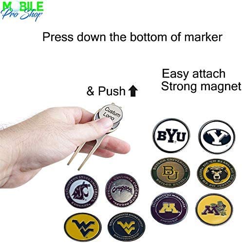 Divot Repair Tool Removable Magnetic Ball Marker-Best Divot Fixer - style: OREGON STATE BEAVERS