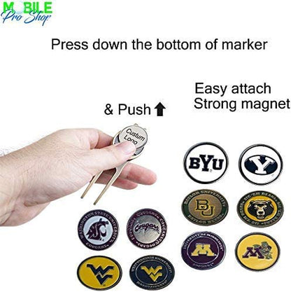 Divot Repair Tool Removable Magnetic Ball Marker-Best Divot Fixer - style: OREGON STATE BEAVERS
