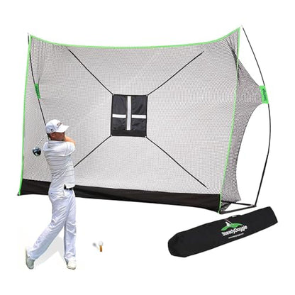 for Backyard Driving, Golf Practice Net, Dual-Turf Golf Mat, Chipping Target & Carry Bag
