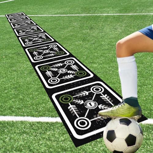 Agility Ladder Mat Footwork Practice Baseball Water Absorbent Speed Training Equipment Nonslip for Workout Sports Exercise - size: 40cmx360cm