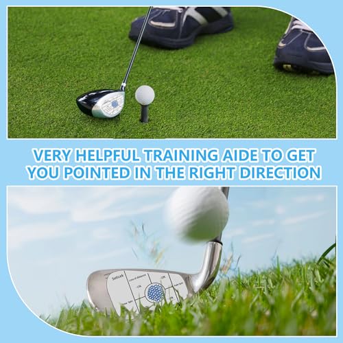 Seticek Golf Impact Tape Labels ｜Self-Teaching Sweet Spot and Consistency Analysis ｜ Improve Golf Swing Accuracy and Distance - color: 150PC-RIGHT HANDED GOLFER