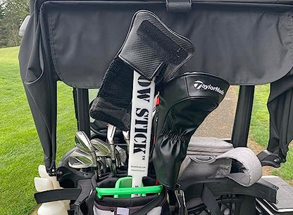 Adds Golf Skill, Play Smart & Putt Better, Protects Clubs, No Lost Gear, Travel Bag Arm, Resistance Tool, Putting Alignment Aid, Pregame Warm-Up, Golf Forever Stretching Bar & Training