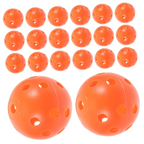 VICASKY 50pcs Indoor Outdoor Pickleball Practice Balls Garden Balls Wear-Resistant Hdpe Material