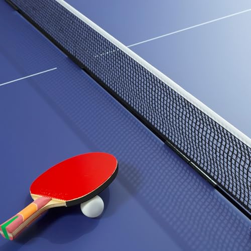 2Pcs PingPong Net Nylon Pingpong Net Table Tennis Nets Replacement for Indoor Outdoor School Gym Black Table Tennis Nets Replacement (70.8" x 5.9")