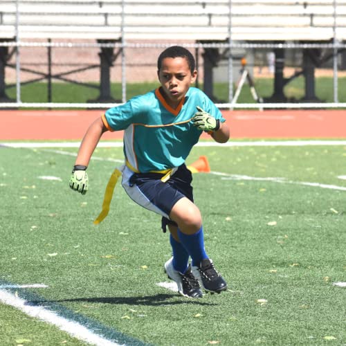 Trained Man Flag Football Belts, Adjustable Flag Football Set for Sports Teams, Training & Competition - color: Yellow 2 Man Flag Football Set, style: 2 Man Flag Football Sets