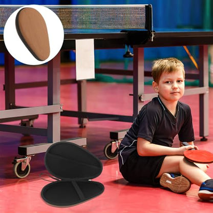 Lurrose Table Tennis Paddle Case Portable Storage Bag Ping Pong Racket Cover Bat Organizer Fixed Sports Bag for Outdoor and Indoor Use