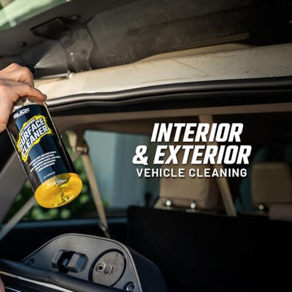 Slick Products All-Purpose Surface Cleaner – Multi-Surface Car Interior & Exterior Cleaner for Vinyl, Plastic, Rubber, Carpet & Upholstery – Fresh Lemon Scent – 32 oz. - size: 32 Fl Oz (Pack of 1)