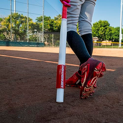 PowerNet Sweet Spot Training Bat + 2.8"" Progressive Baseball Training Balls for Hitting & Pitching, 9 Pack Pro Weighted Balls & Weighted Bat, Improve Hand-Eye Coordination & Power - size: 34" (31 oz) Bat + 2.8" Balls PRO 9 Pk