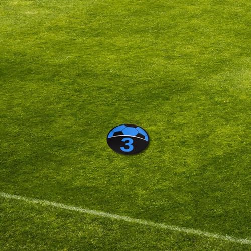 Sosoport 5pcs Markers for Soccer Training Smooth Edges Tpe Material for Football Basketball and Agility Drills