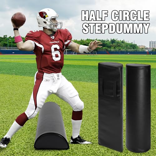 Heavy Tackling Dummies 2-Piece for Football with Handles, Soccer Equipment-Waterproof PVC Football Step Over Dummy, for Footwork Drills Sports Training,Training Equipment.