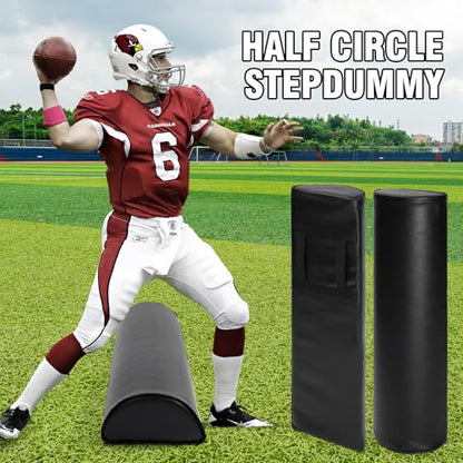 Heavy Tackling Dummies 2-Piece for Football with Handles, Soccer Equipment-Waterproof PVC Football Step Over Dummy, for Footwork Drills Sports Training,Training Equipment.