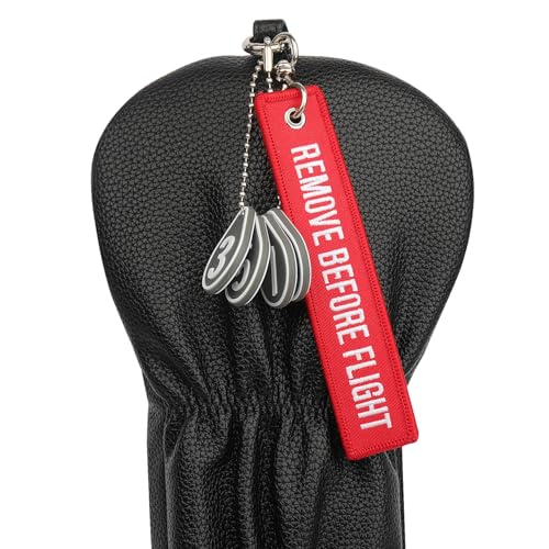 Golf Head Cover with RBF Design for Golf Club - size: for Hybrid, style: Black