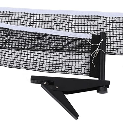 Retractable PingPong Net, Professional Table Tennis Net, Portable PingPong Net Set, Collapsible, Adjustible, for Any Table Indoor Outdoor, for Training Competition