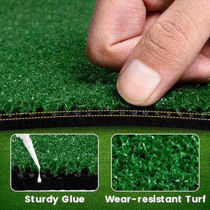 Putting Green Golf Putting Mat Non-Slip Professional Practice Trainning Mat for Indoor Outdoor - style: Putting Green-eva ball stop strip