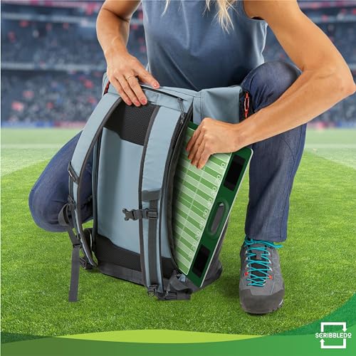 Football Dry Erase Board for Coaches 15x10.5 Double Sided Whiteboard Coaching Board Equipment Includes 2 White Board Markers for the Football Accessories the Perfect Coach Gifts