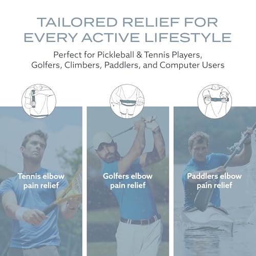 PT Pro Tennis Elbow Trainer For Physical Therapy, Textured Grip, Elbow Pain Relief, Resistance Bar For Tendonitis And Golfer's Elbow, Improve Grip Strength, Pickleball Elbow And Golfer's Elbow, Gray