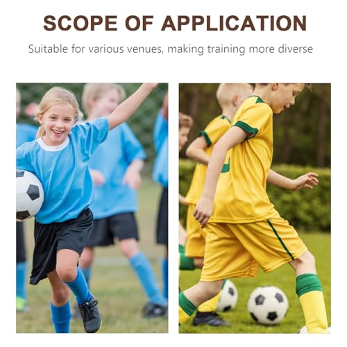 Soccer Corner Flag Spring Base with Ground Spike Portable Football Agility Training Equipment Flagpole Holder for Field Marking and Training Games