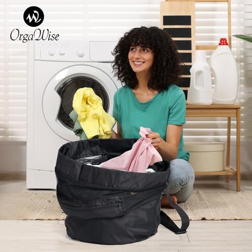 OrgaWise Extra Large Soccer Ball Bags for Coaches with Handle and Strap,Basketball Ball Bag - size: 27"x36"/70x90cm