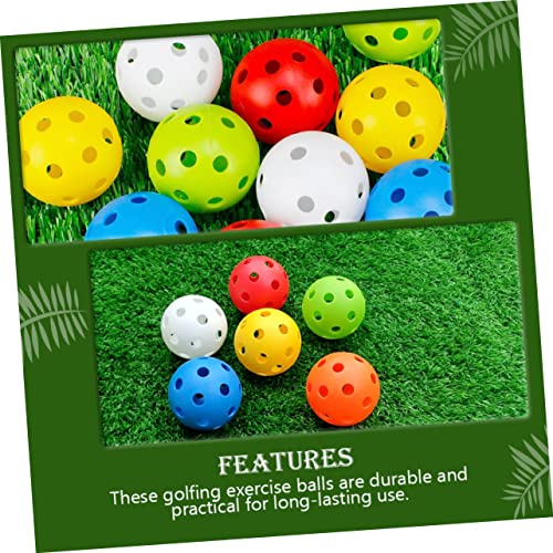 YARNOW Golf Ball Golfs Practicing Balls Golfing Training Balls Golfs Training Balls Hollow Balls Golfing