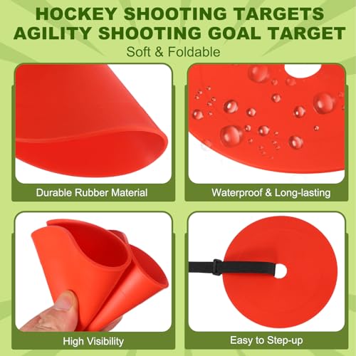Soccer Goal Target, Agility Hockey Shooting Goal Target Discs