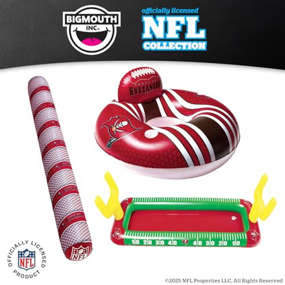 BigMouth 18” Inflatable Pool Football Officially Licensed NFL Fan Gear Merchandise Beach Ball Games for Adults and Teens - style: Tampa Bay Buccaneers