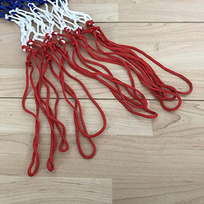 Sure Shot Basketball Net-Red, White and Blue, One Size