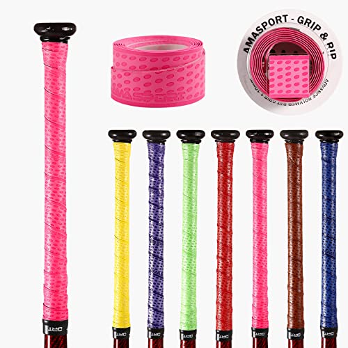 insum Baseball Bat Grip Tapes Softball Bat Wrap Grip Tape 1.1mm - color: Pink