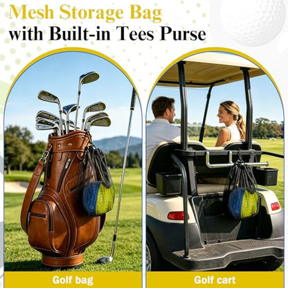 Golf Training Aid Ball and Armband, Golf Swing Trainer for Consistent Precise Swing, Fix Slicing, Scooping Chicken Wing, Golf Training Tool with Armband, Adjustable Lanyard, Storage Bag Golfer