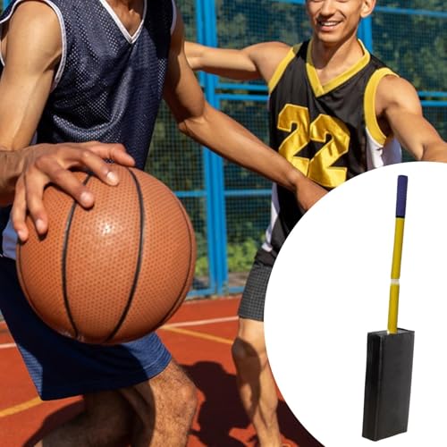 Basketball Blocking Pad Dribble Training Multifunctional Sports Sparring Training Speed Reaction Ball Control Padded Blocking Guard - color: Black