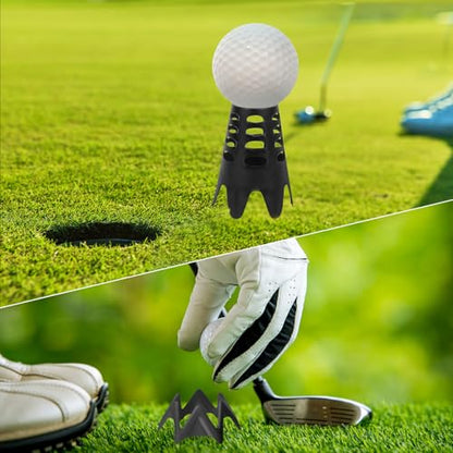 Golf Simulator Tees 20Pcs Plastic Golf Tees for Outdoor Indoor Home Training Practice Simulator Golf Tees Golf Mat Tees for Winter Turf Driving Range 10 Tall+10 Short+1 Mesh Bag