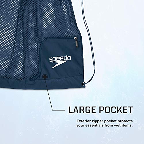 Speedo Drawstring Ventilator Mesh Equipment Bag - color: Formula One