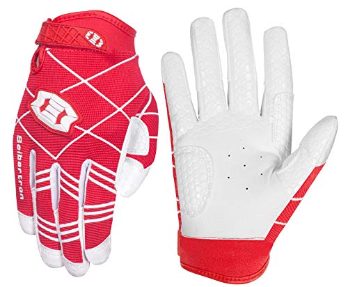 Seibertron B-A-R PRO 2.0 Signature Baseball + Softball + Teeball Batting Gloves Super Grip Finger Multiple 11 Sizes + 5 Colors Available Fit Adult Youth Kids Boys Girls Mens Women