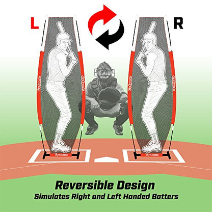 GoSports Baseball & Softball Xtraman Dummy Batter Pitching Training Mannequin - Practice Pitching Aid for Improved Accuracy and Safety - style: Baseball