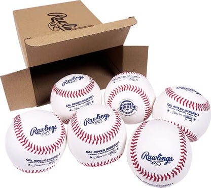 Rawlings | Cal Ripken Baseballs | Competition Grade | RCAL1 | Youth/14U | Multiple Count Options - style: Box of 6